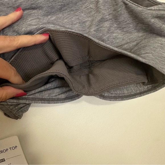 Athleta Twist Crop Top Size XS In Heather Gray New NWT - Picture 6 of 6